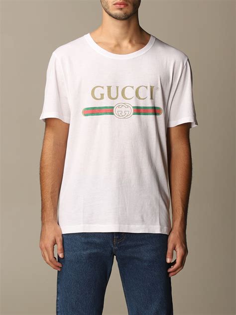 t-shirt gucci uomo scontata|gucci t shirt sale.